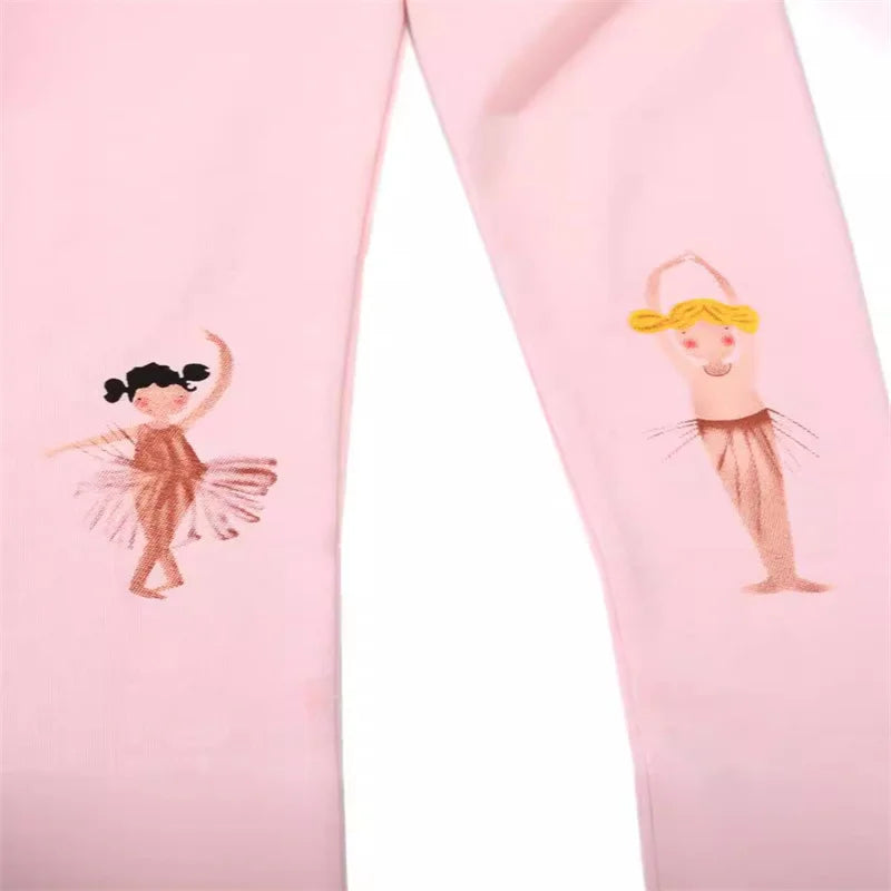 Girls LS Tee & Leggings Set - Ballerina