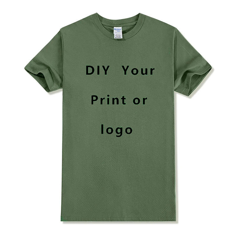 ADULT 100% Cotton Custom Logo T Shirt