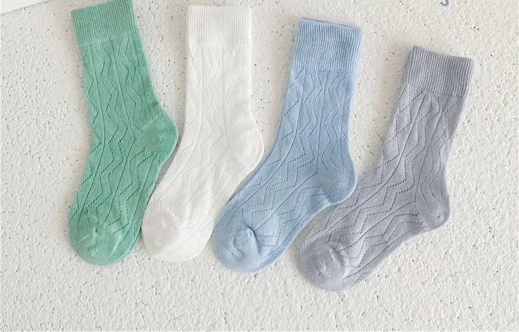 4 Pack Mid Calf Socks