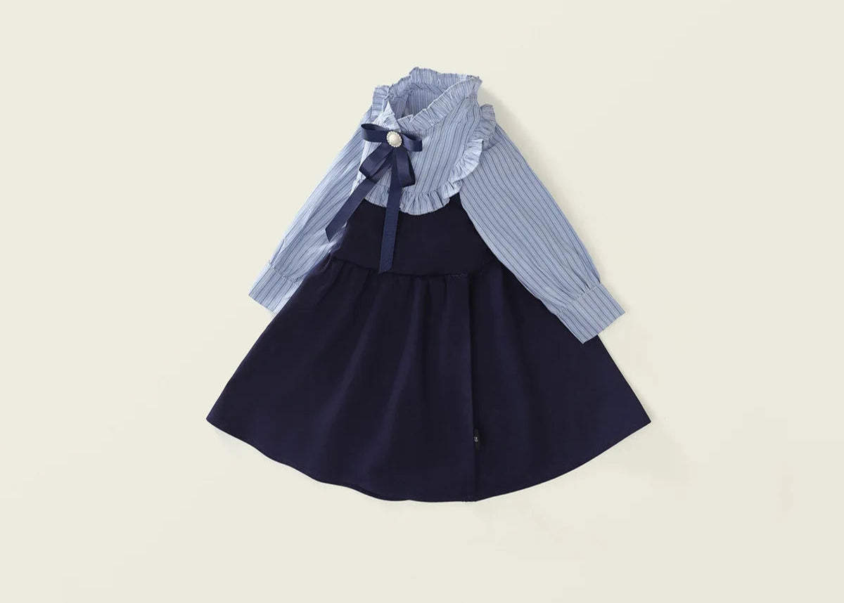 Girl Yoke Frill Dress