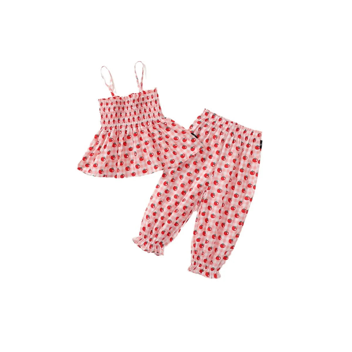 Girls 2 Piece Strawberry Sling Set