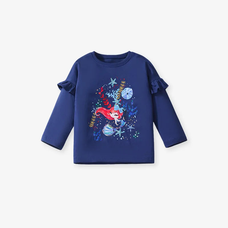 Girls LS Tee & Leggings Mermaid Set