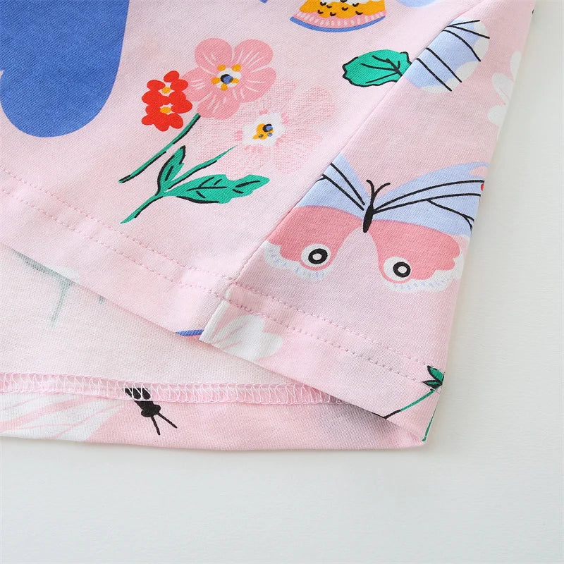 Girls Rainbow garden sleeveless dress