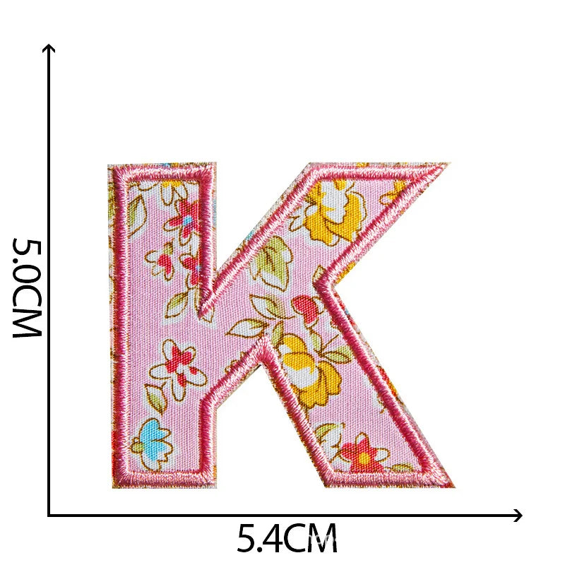 Alphabet Iron on Patches