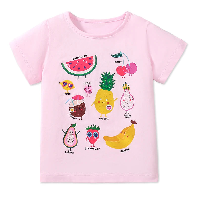Girls Fruity Short Sleeve T-shirt