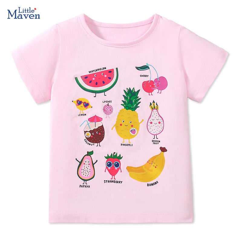 Girls Fruity Short Sleeve T-shirt
