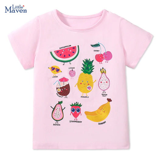 Girls Fruity Short Sleeve T-shirt