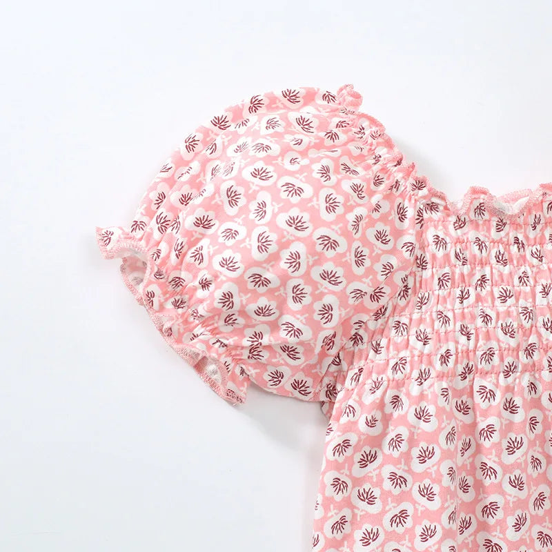 Girls Summer Puff Sleeve Top
