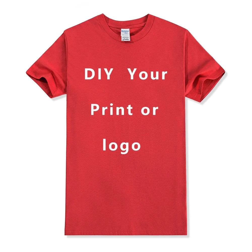 ADULT 100% Cotton Custom Logo T Shirt