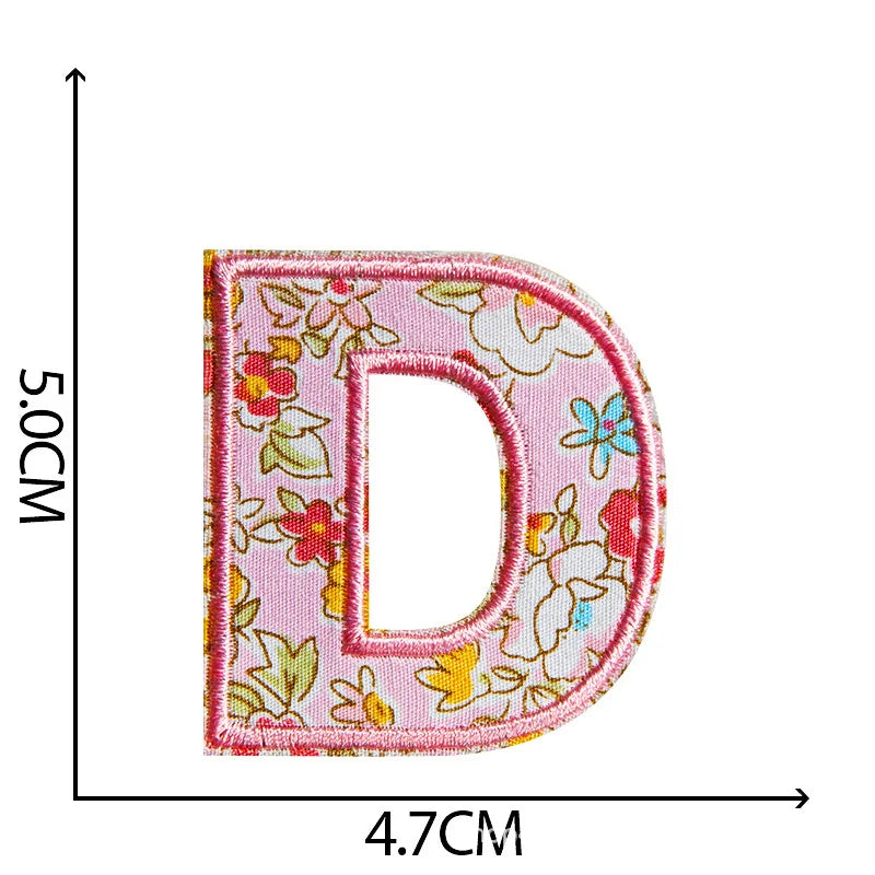 Alphabet Iron on Patches