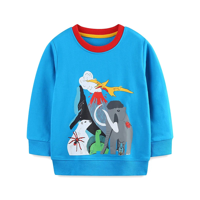 Prehistoric Ringer Sweatshirt