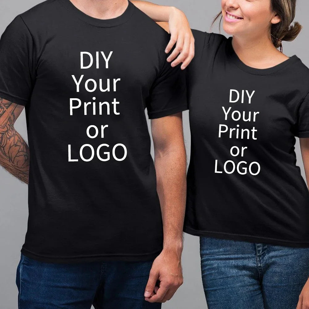 ADULT 100% Cotton Custom Logo T Shirt