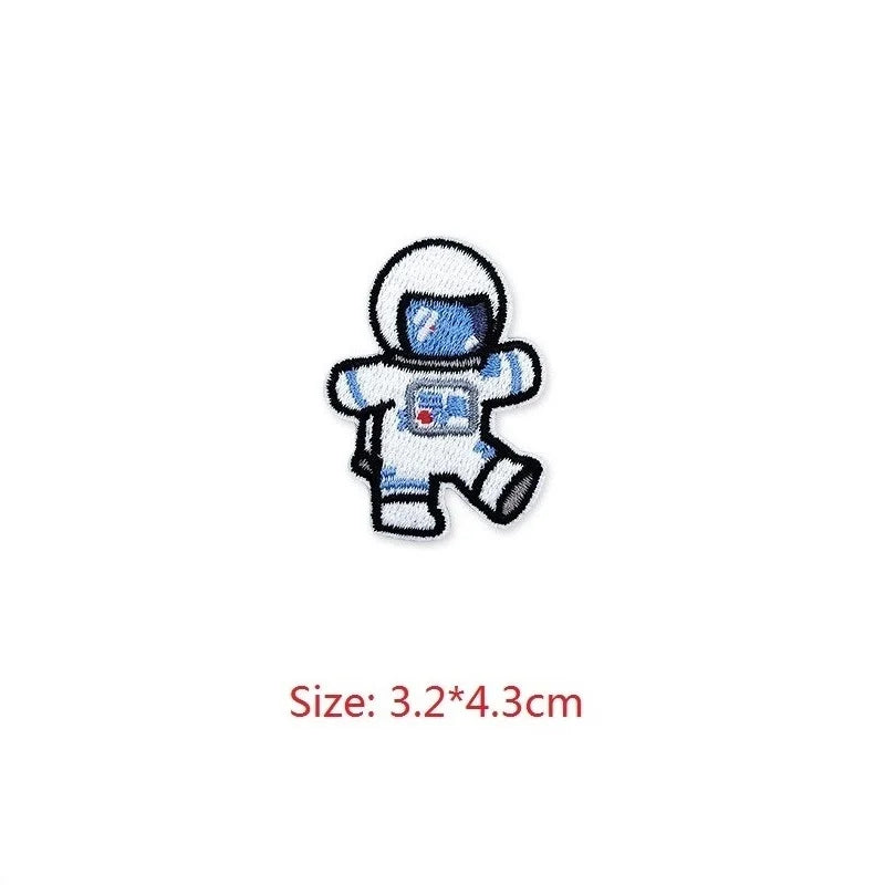Choose from Astronaut & Space themed Iron on Patches