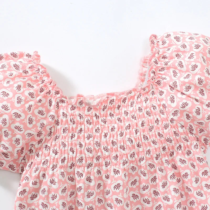 Girls Summer Puff Sleeve Top