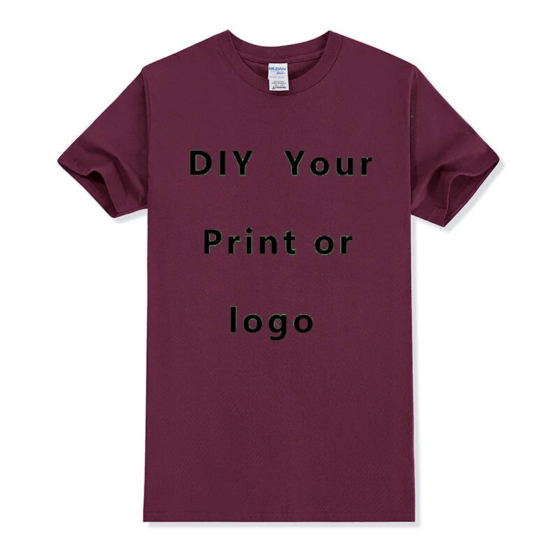 ADULT 100% Cotton Custom Logo T Shirt