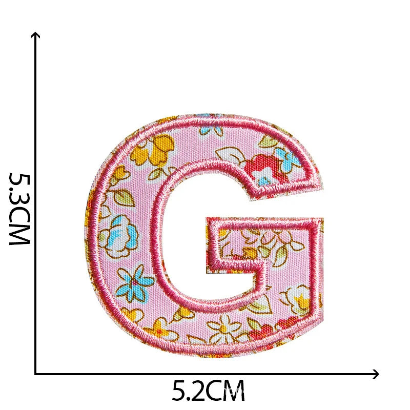 Alphabet Iron on Patches