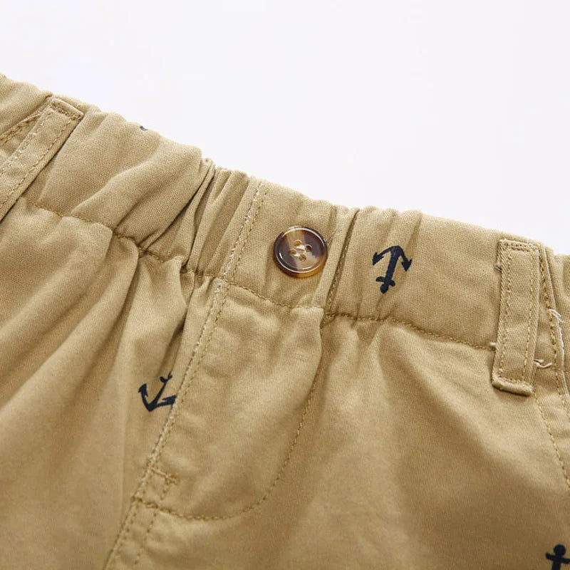 Allover Anchor Print Shorts