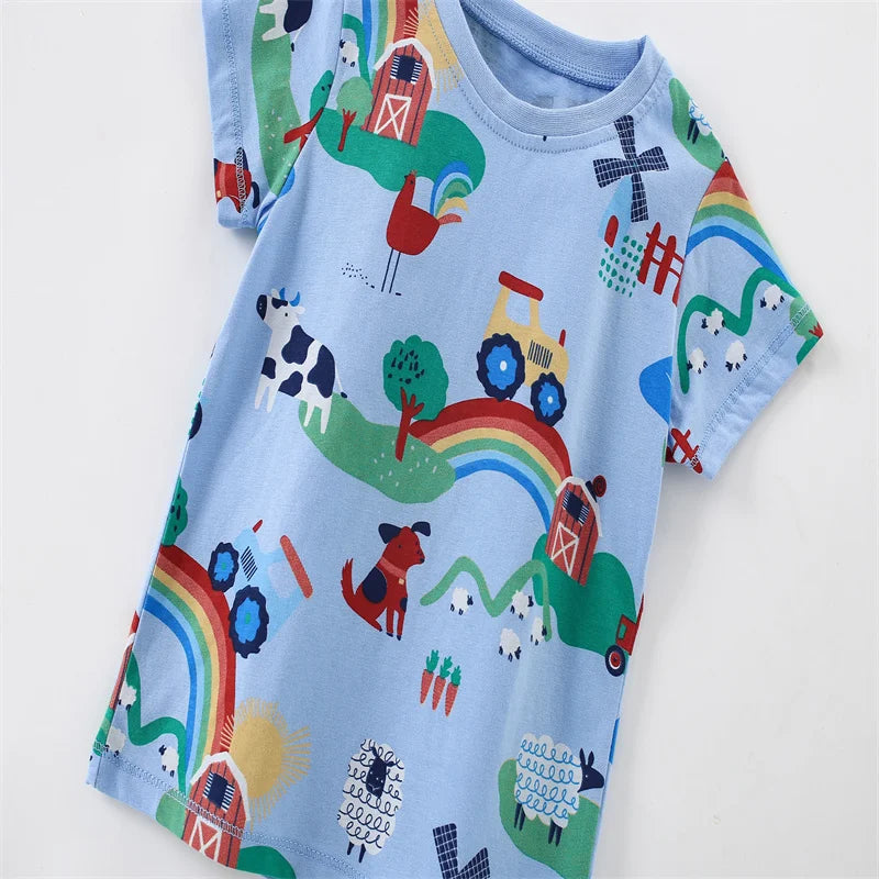 Tractor on the Farm T Shirt