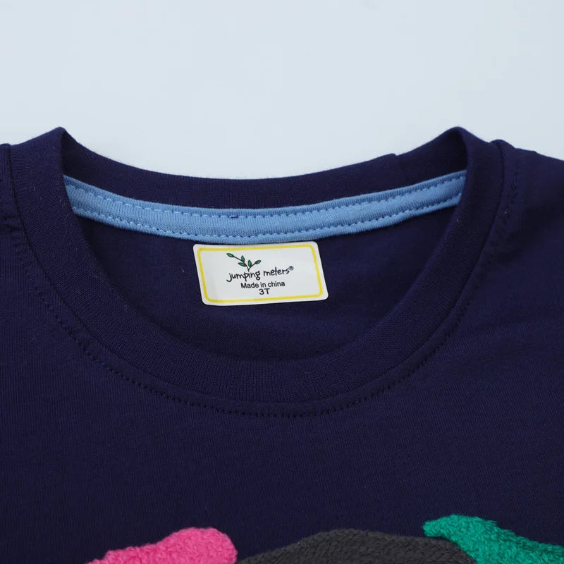 Elephant Flocked T Shirt