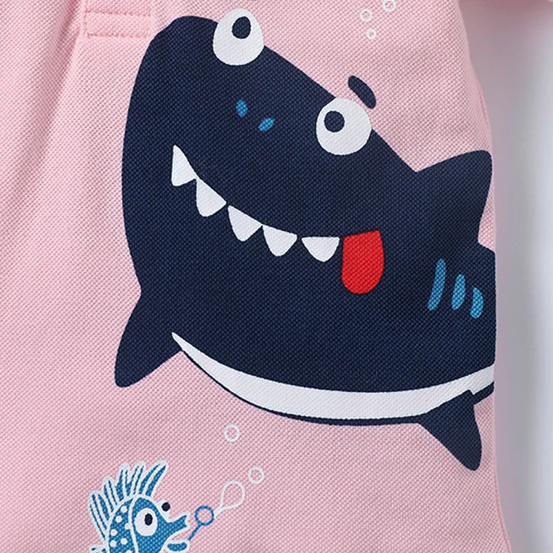 Shark Polo+ Shorts set