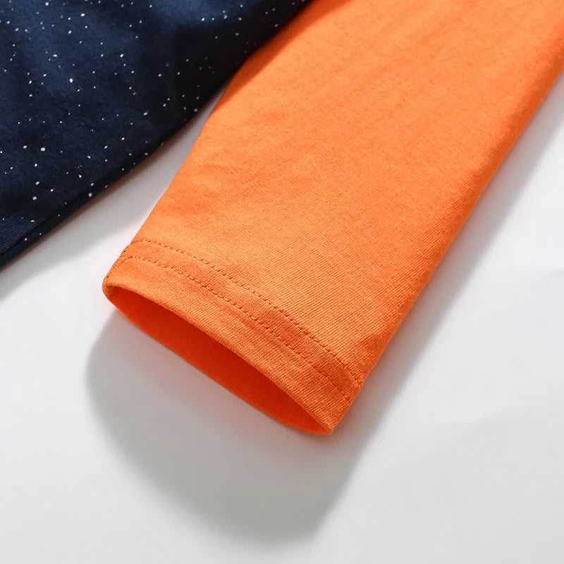 Rocket around Earth Long Sleeve Tee