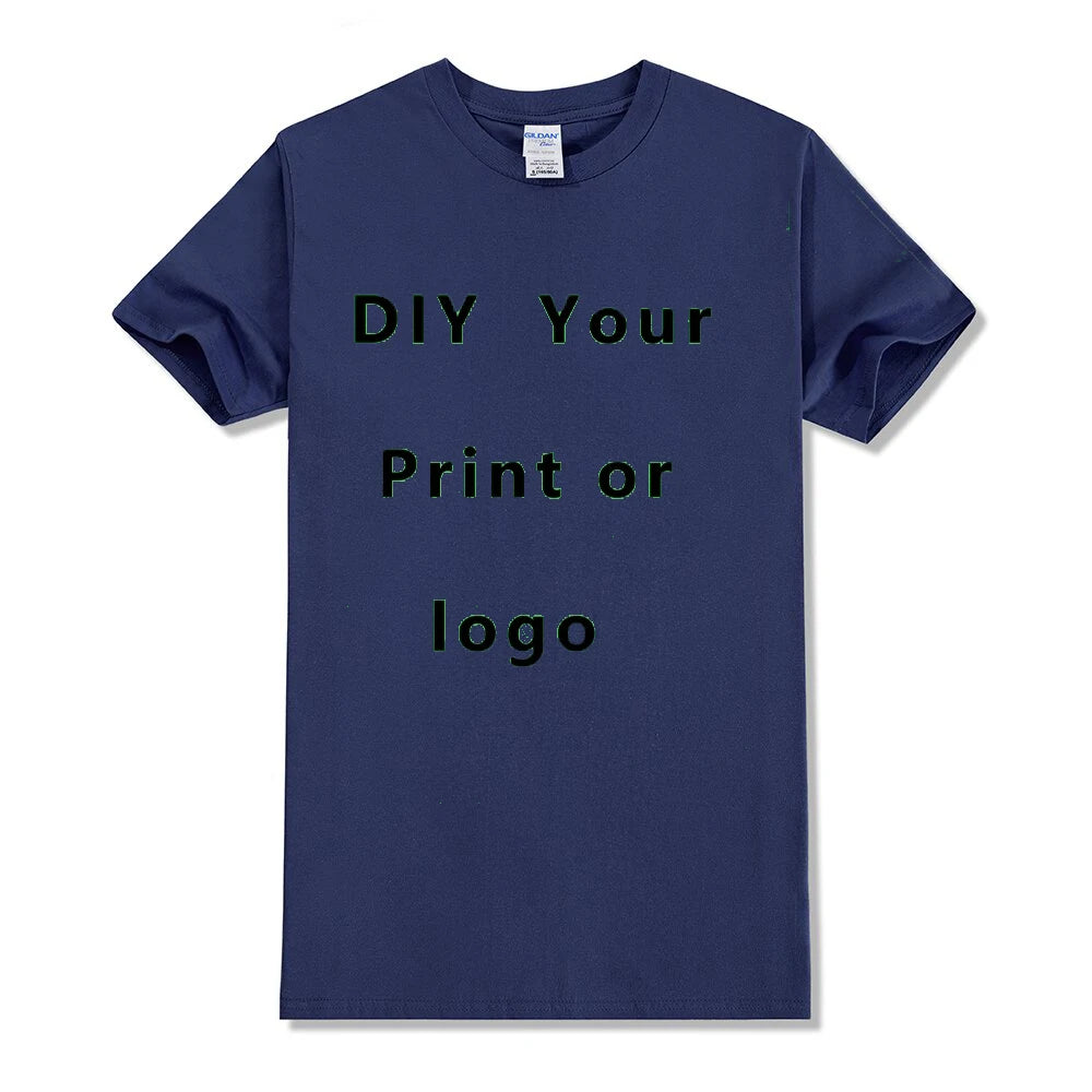 ADULT 100% Cotton Custom Logo T Shirt