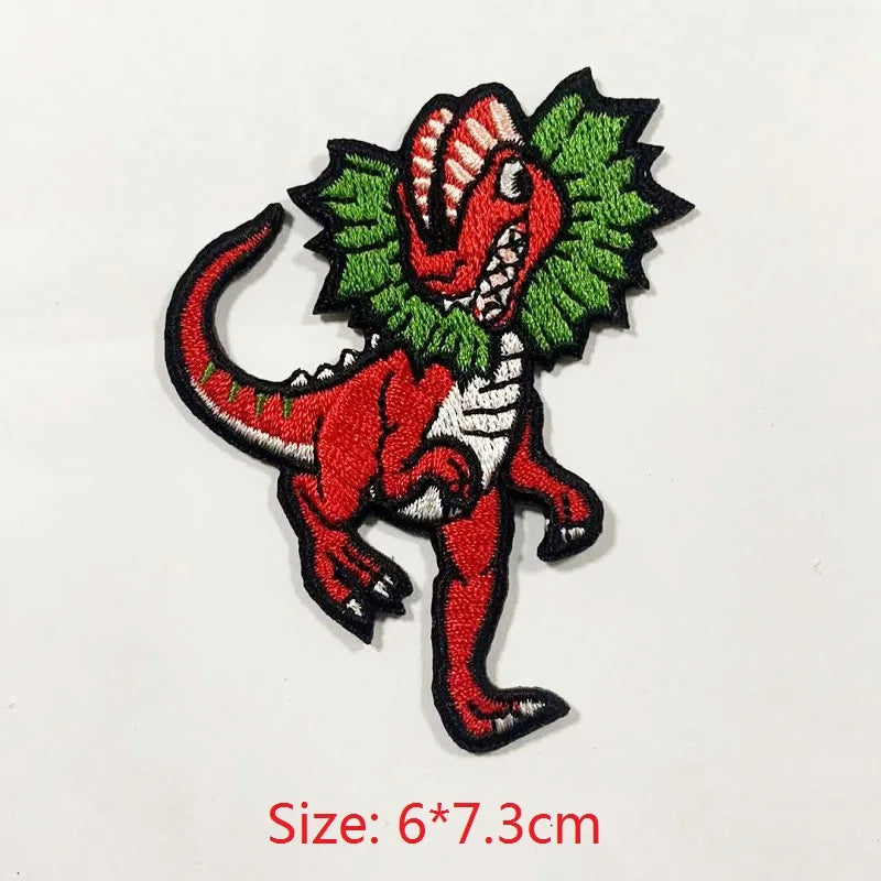 Choose from Dinosaur Iron-on Clothes Patches