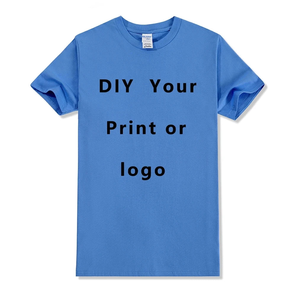ADULT 100% Cotton Custom Logo T Shirt