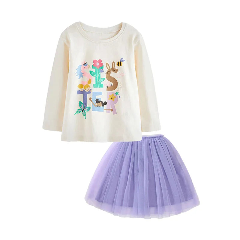 Sister Tshirt & Skirt outfit