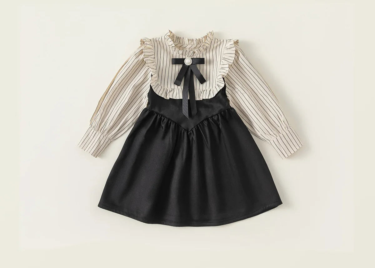 Girl Yoke Frill Dress