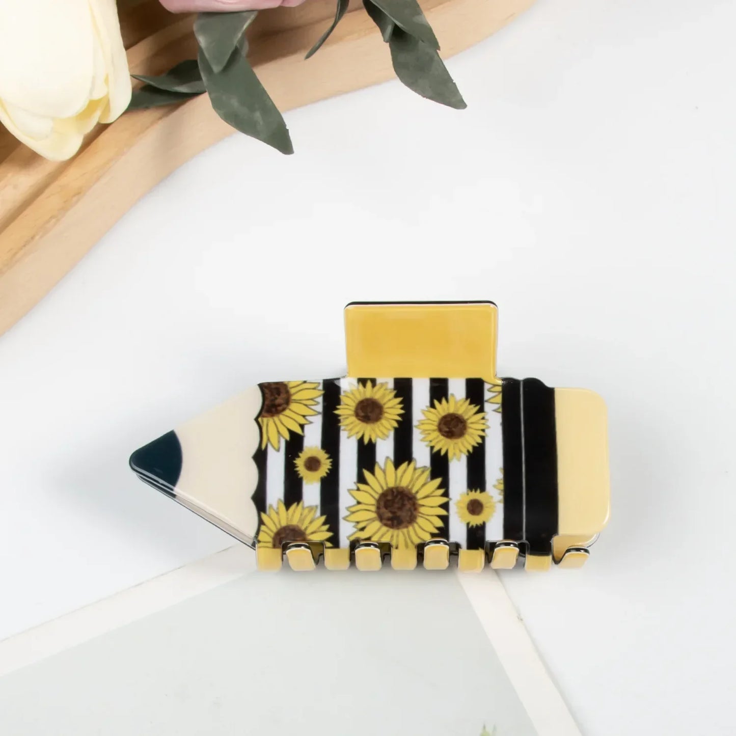 Acrylic Pencil Hair Claw Clips
