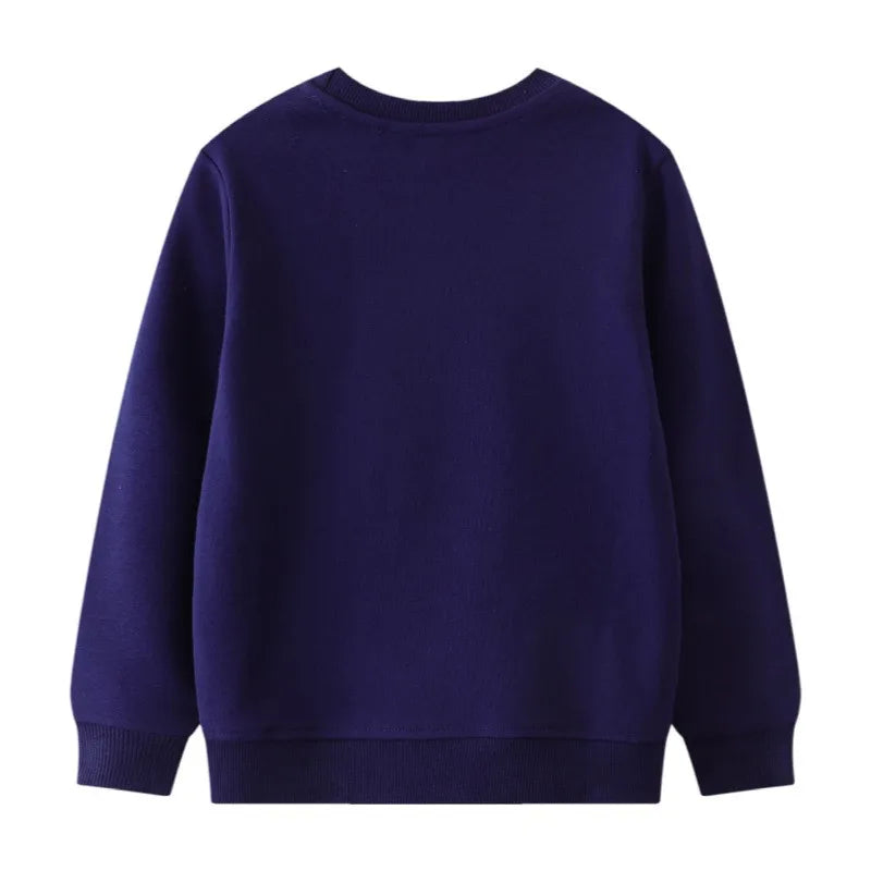 Girls Horse Frilled Sweatshirt
