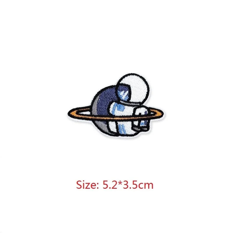 Choose from Astronaut & Space themed Iron on Patches