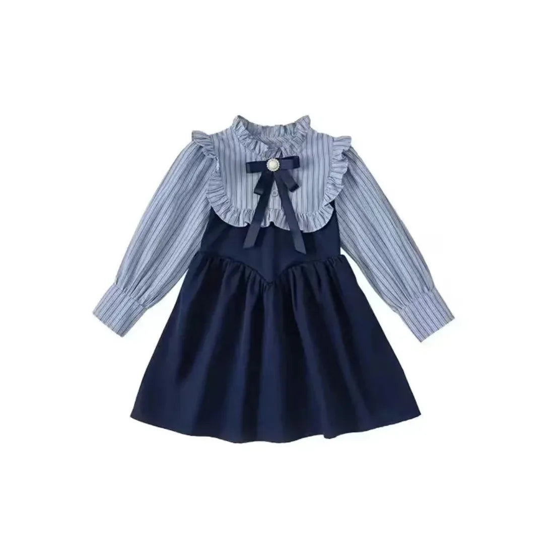 Girl Yoke Frill Dress