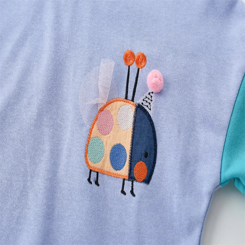 Ladybug Patch Sweatshirt