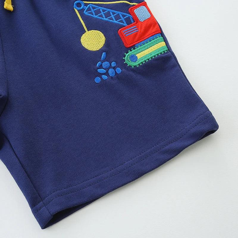 Shorts with Applique Digger patches
