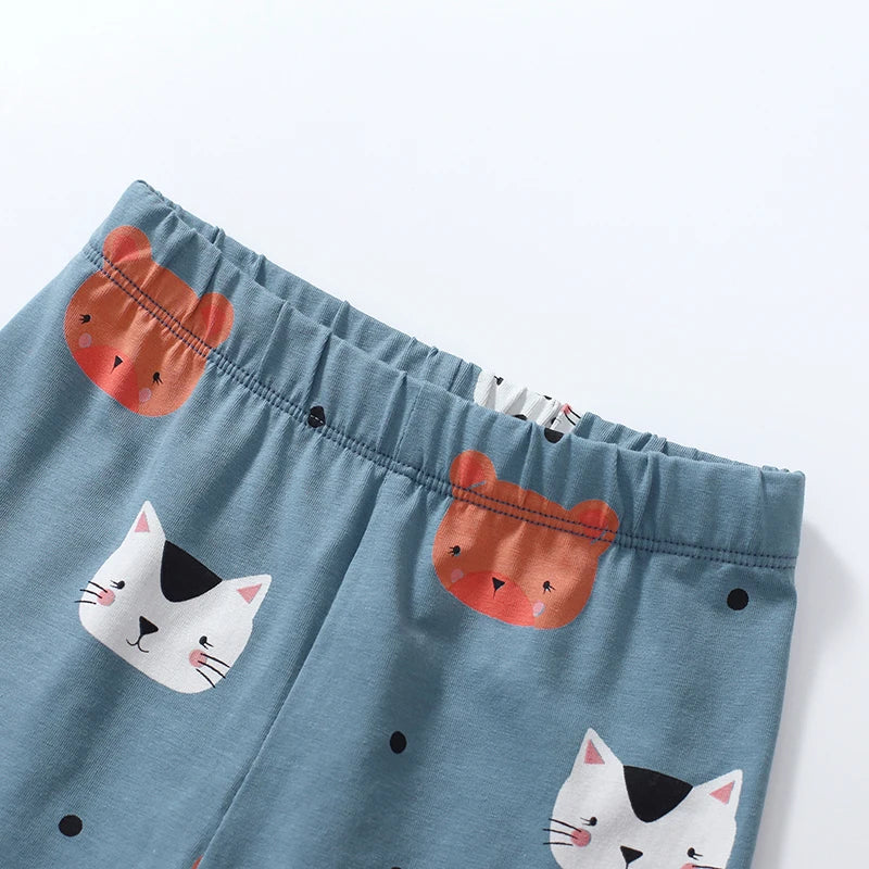 Girls LS Tee & Leggings Set - Kitty