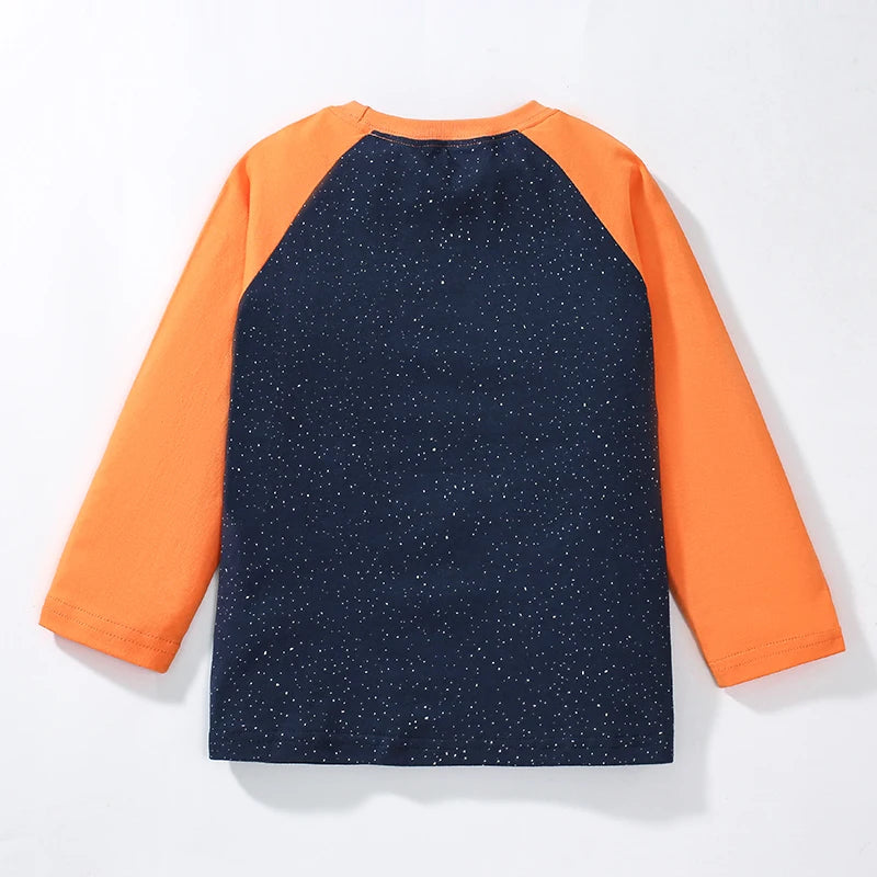 Rocket around Earth Long Sleeve Tee