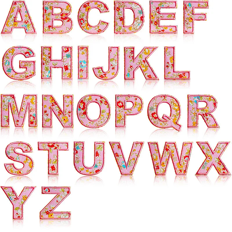 Alphabet Iron on Patches