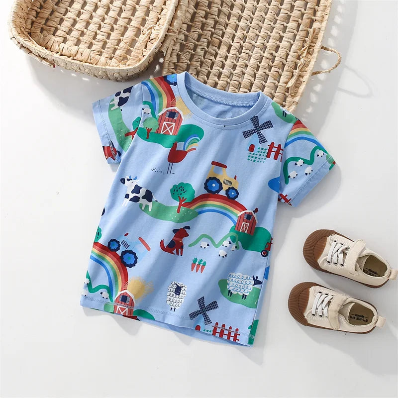 Tractor on the Farm T Shirt