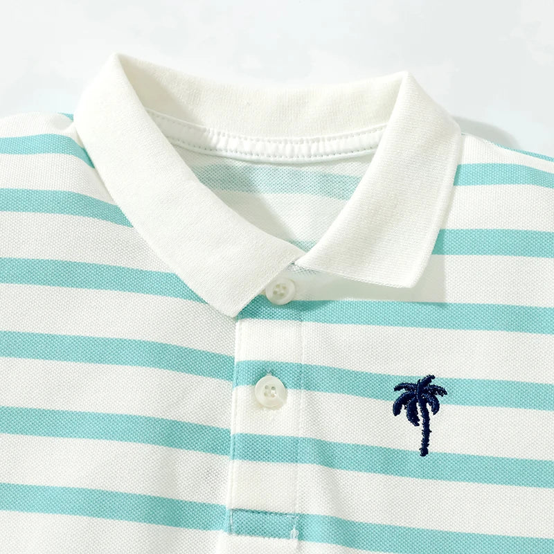 Short Sleeve Palm Polo
