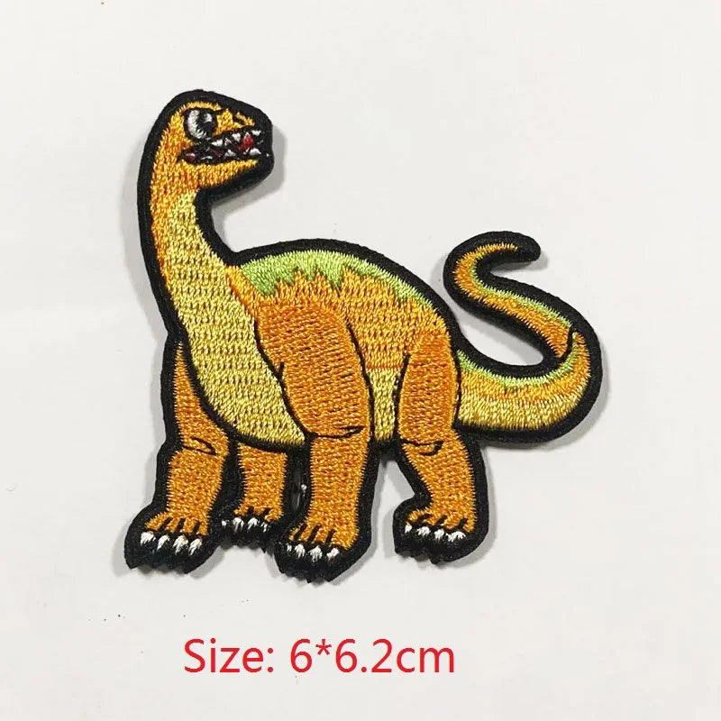 Choose from Dinosaur Iron-on Clothes Patches