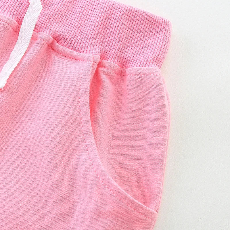 Girls Shorts - Floral Applique