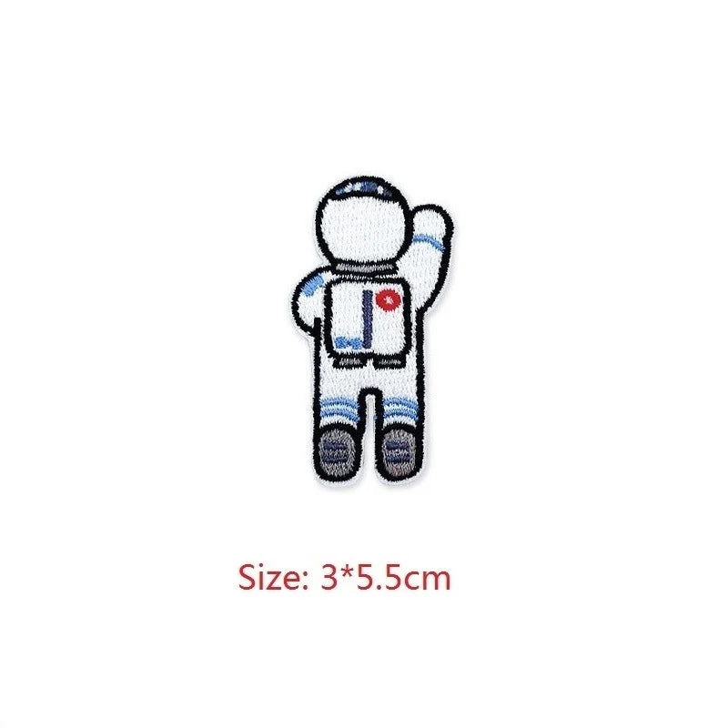 Choose from Astronaut & Space themed Iron on Patches