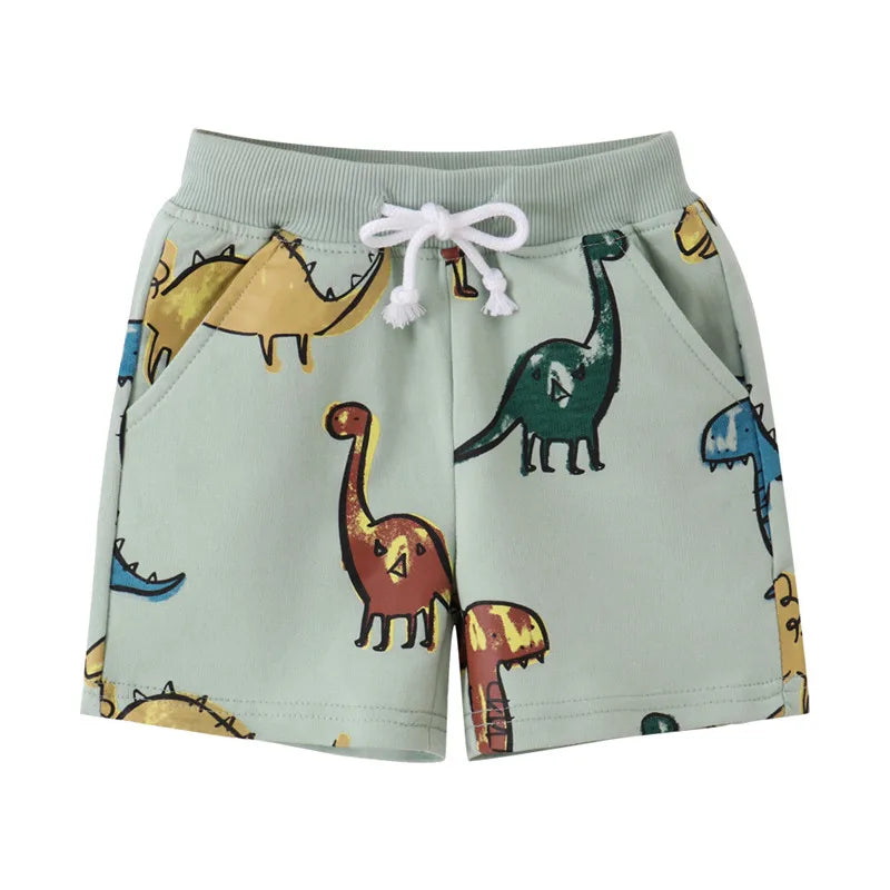 Boys Dinosaur Printed Shorts