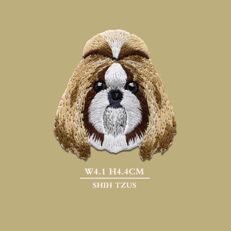 Choose from your favourite Small Dog Iron On Patches