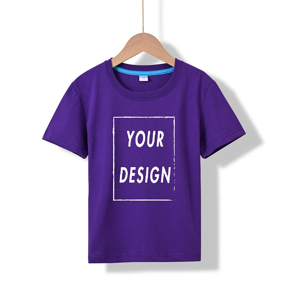 KIDS Cotton Logo T Shirt