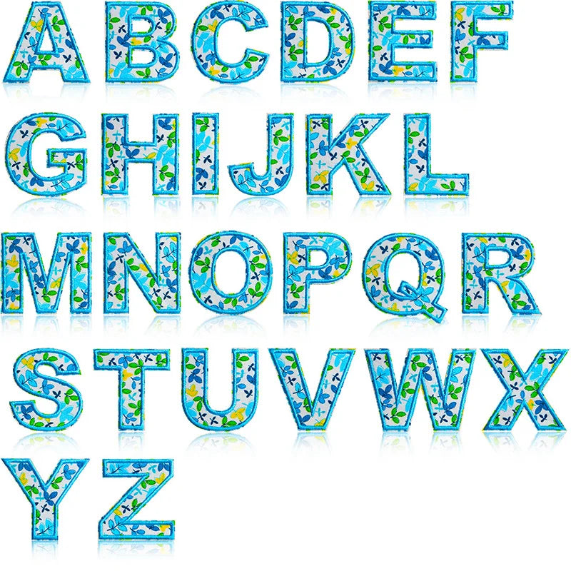 Alphabet Iron on Patches