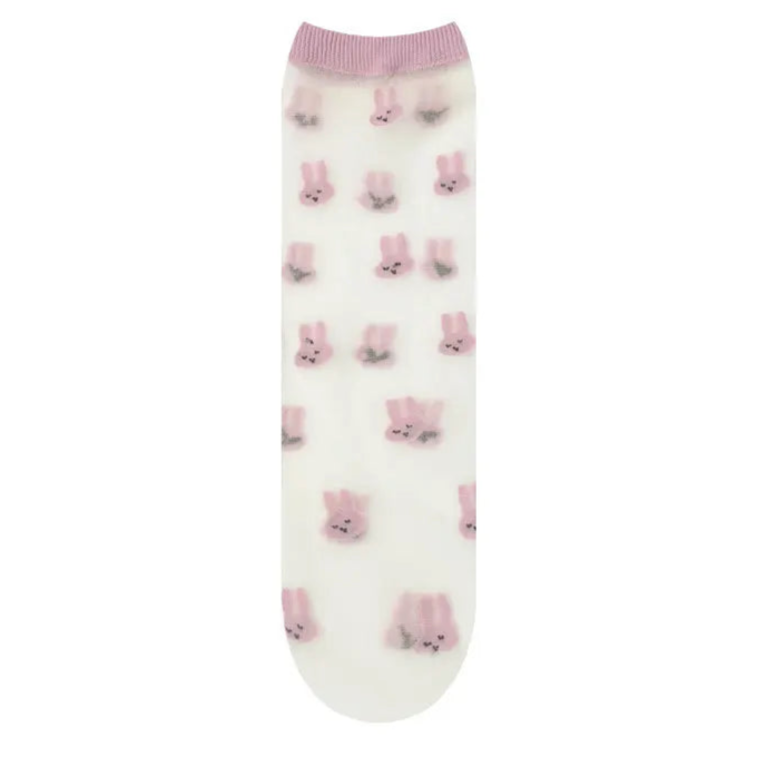 Ultra-thin Ankle socks with contrast tipping