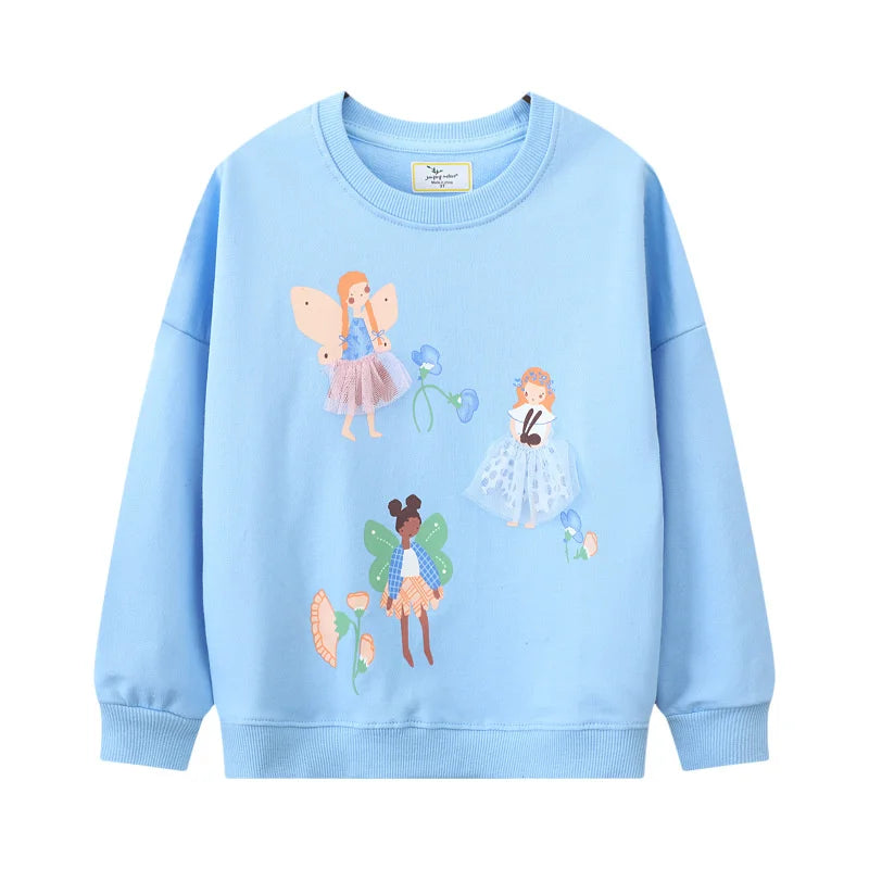 Girls Sweatshirts - Dancers in Blue